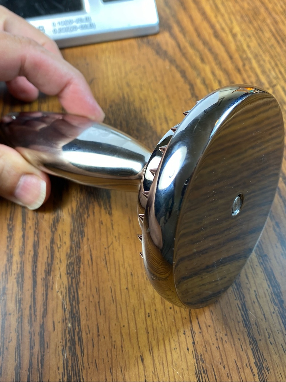 Pampered Chef Reversible Stainless Steel Meat Tenderizer Burger Patty Form - Picture 7 of 7